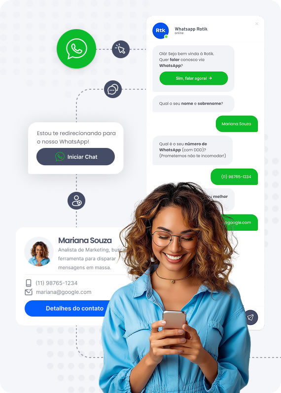Transforme cliques em conversas que vendem